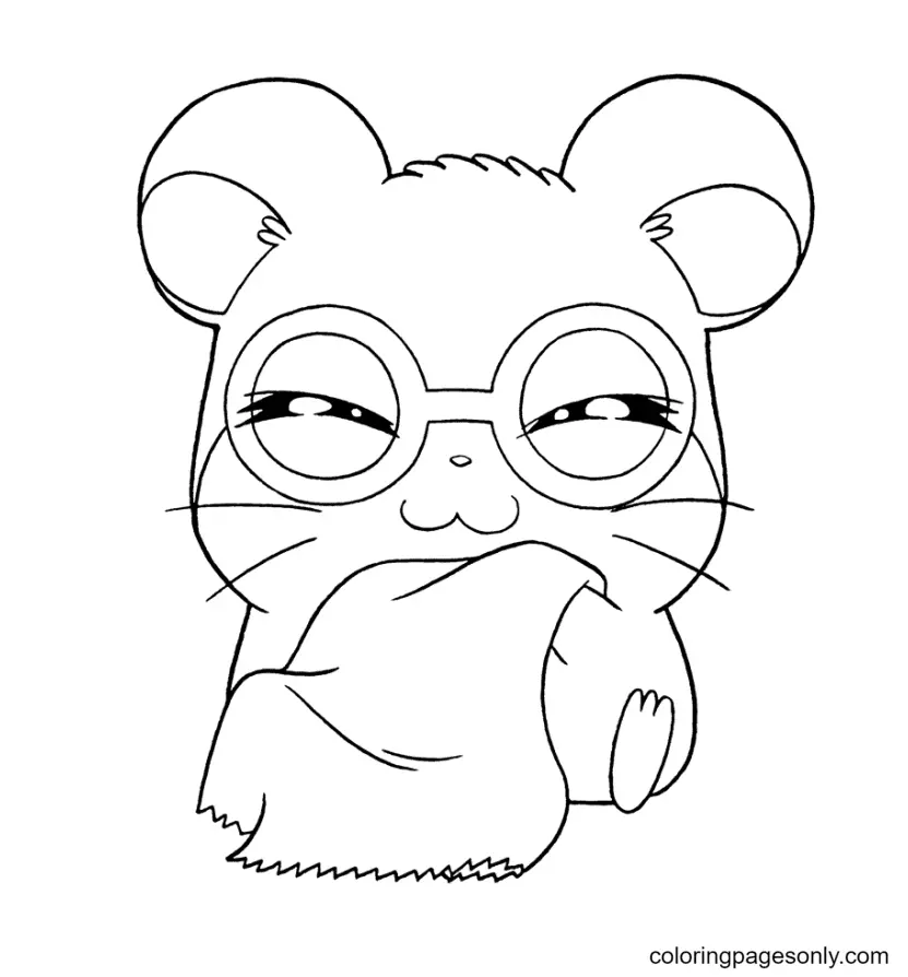 Hamster Coloring Pages 44
