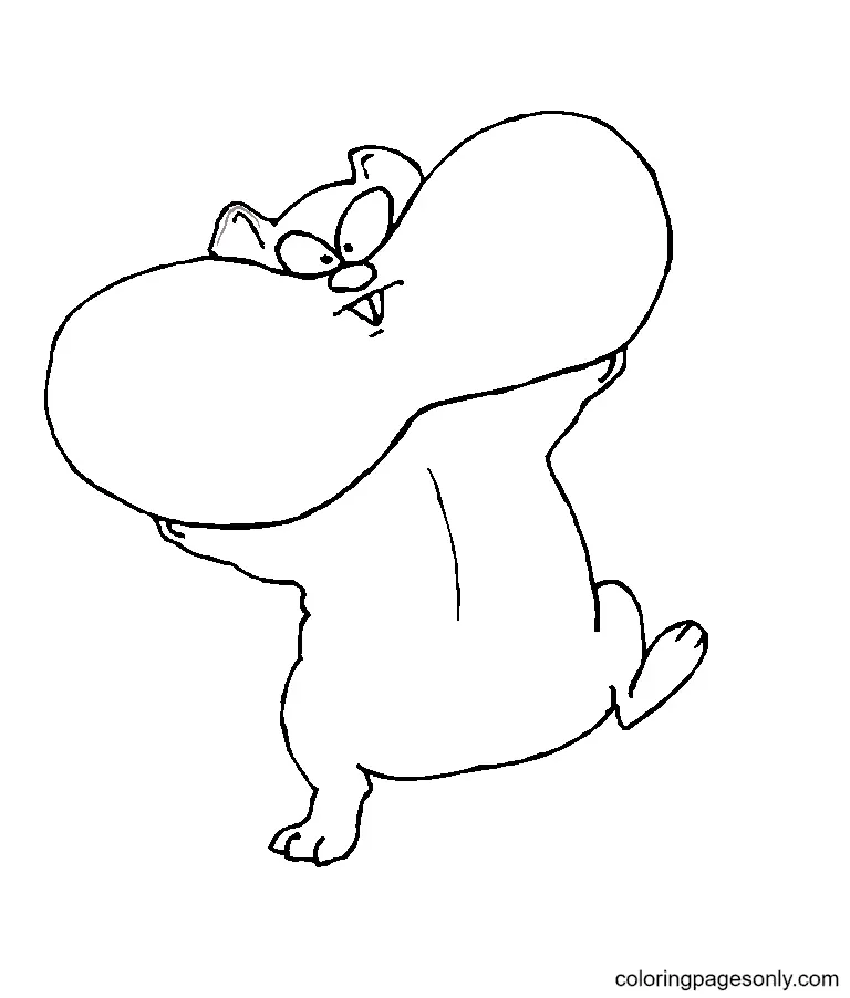 Hamster Coloring Pages 46