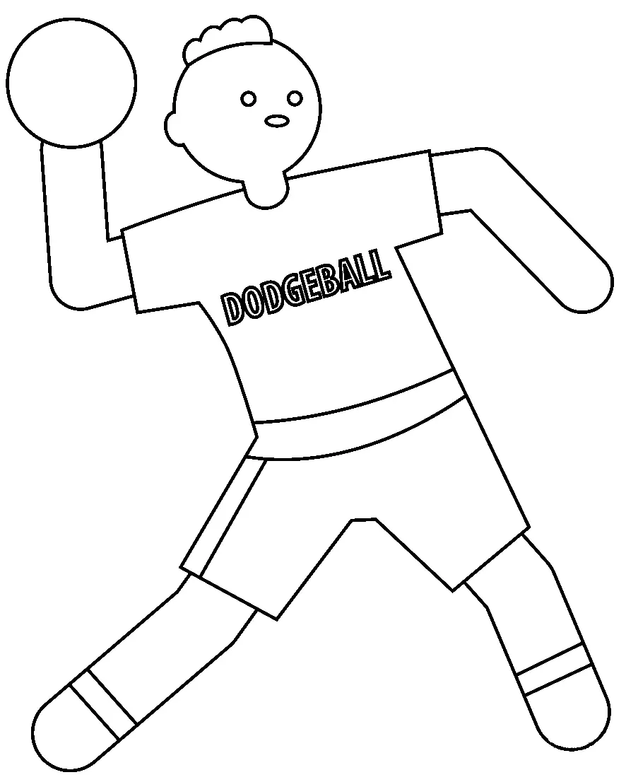 Handball Coloring Pages 10