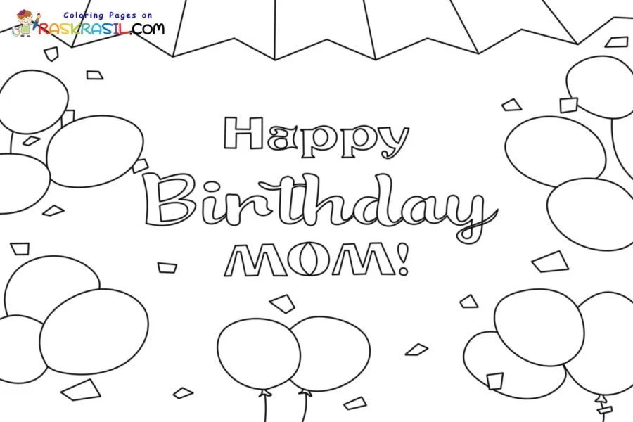 Alles Gute zum Geburtstag Mama Ausmalbilder 21