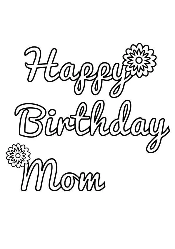 Alles Gute zum Geburtstag Mama Ausmalbilder 31
