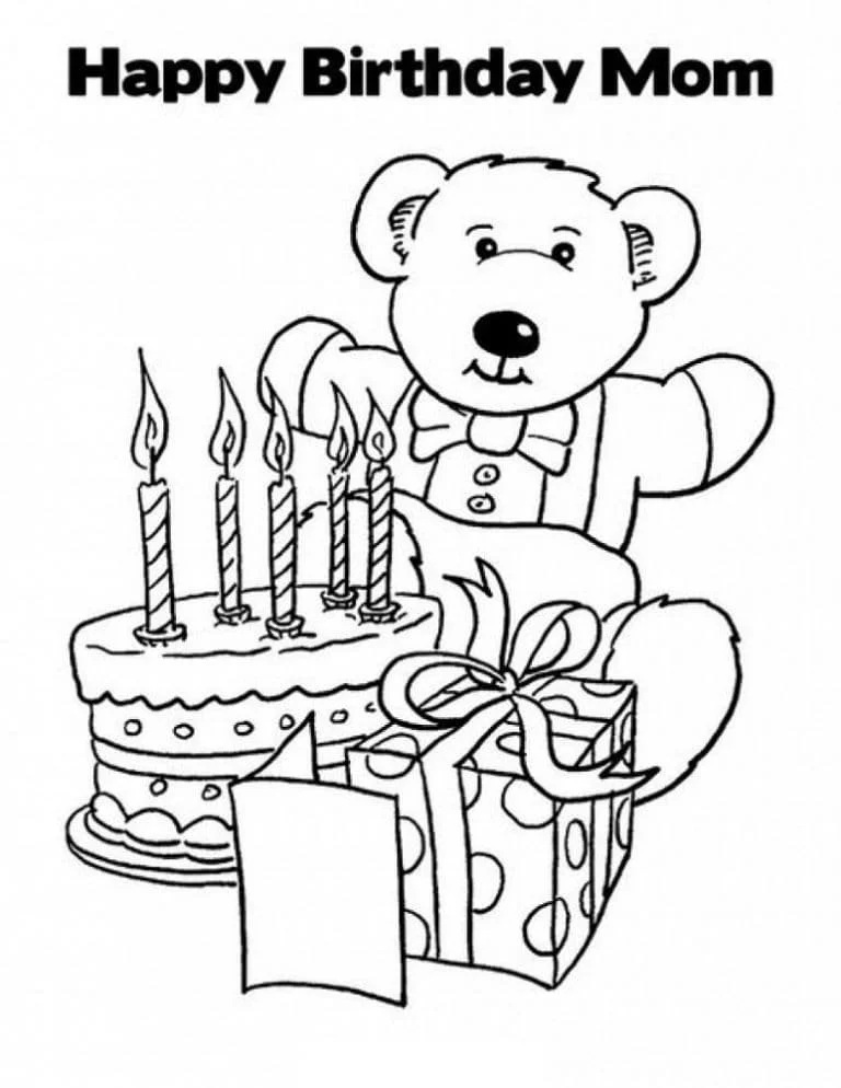 Alles Gute zum Geburtstag Mama Ausmalbilder 33