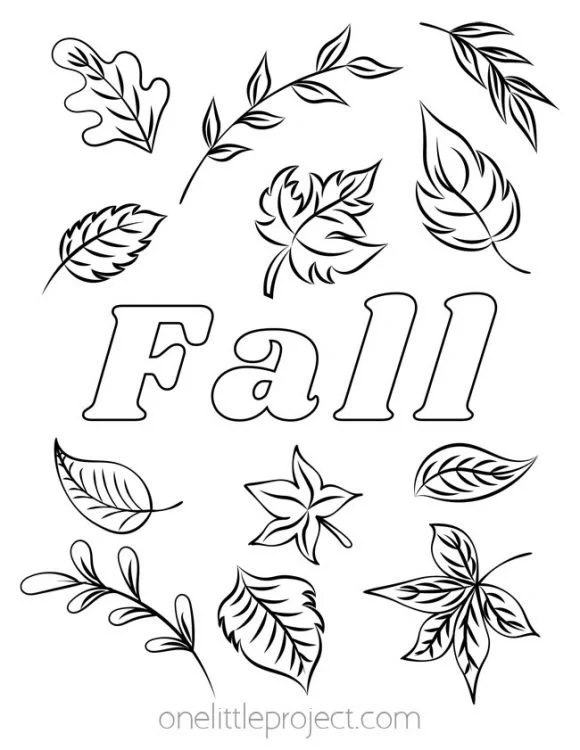 Happy Fall Coloring Pages 15
