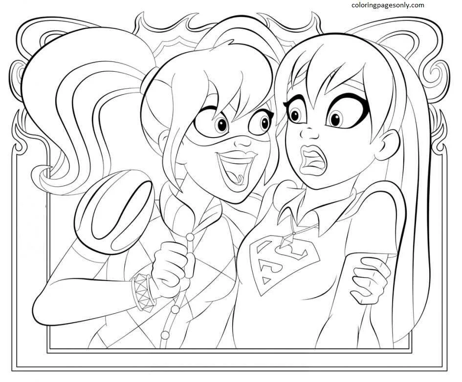 Harley Quinn Coloring Pages 24