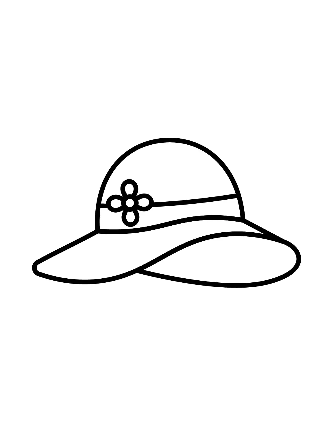 Hat Coloring Pages 8