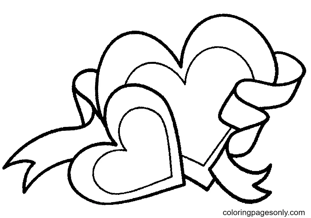Corazones Para Colorear 21
