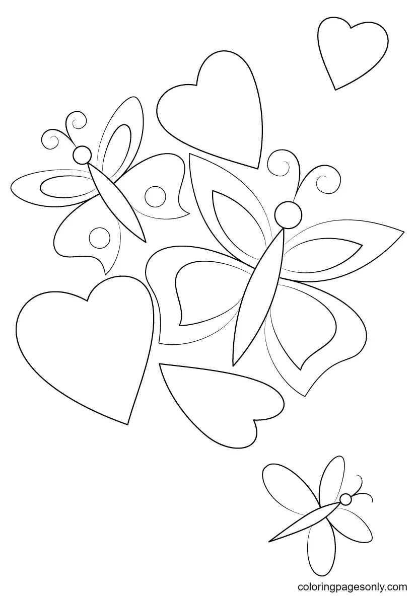 Heart Coloring Pages 42