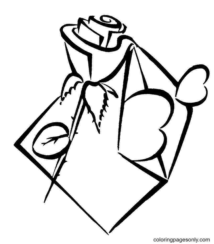 Desenhos de Coracao Para Colorir 75