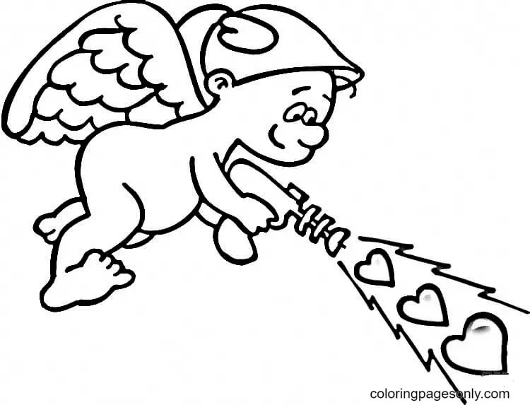 Desenhos de Coracao Para Colorir 95