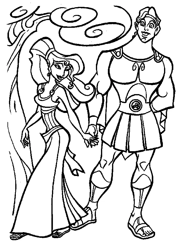 Desenhos de Hercules Para Colorir 21