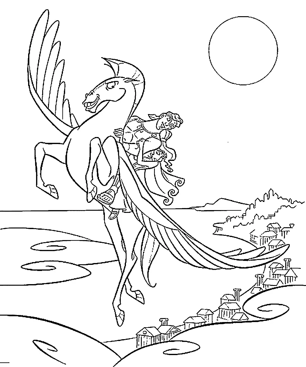 Desenhos de Hercules Para Colorir 25