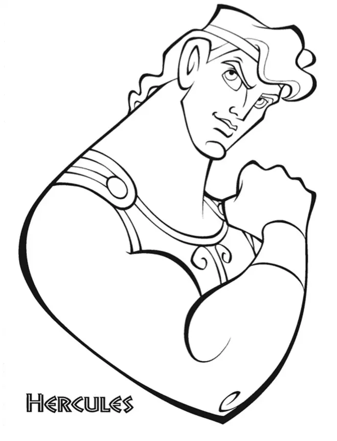 Desenhos de Hercules Para Colorir 32