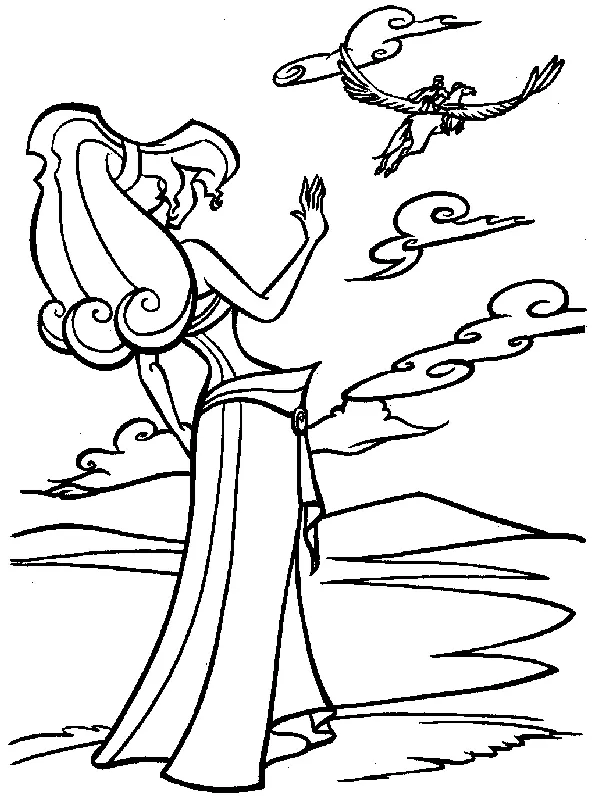 Desenhos de Hercules Para Colorir 47