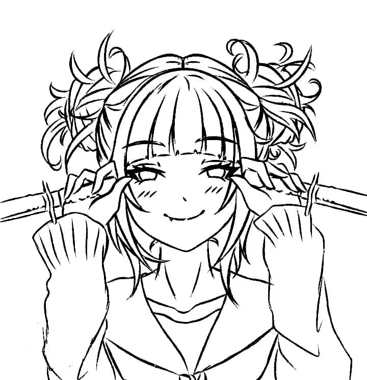 Himiko Toga Coloring Pages 31