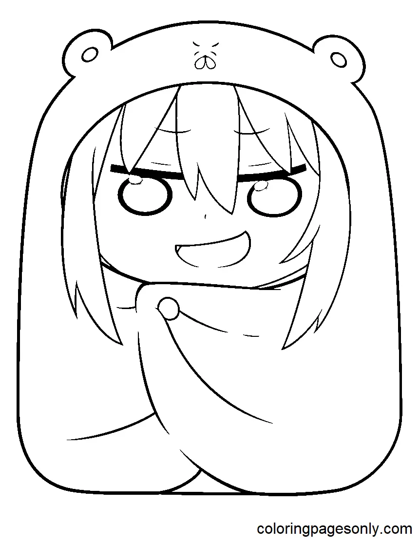 Desenhos de Himouto Umaru chan Para Colorir 1