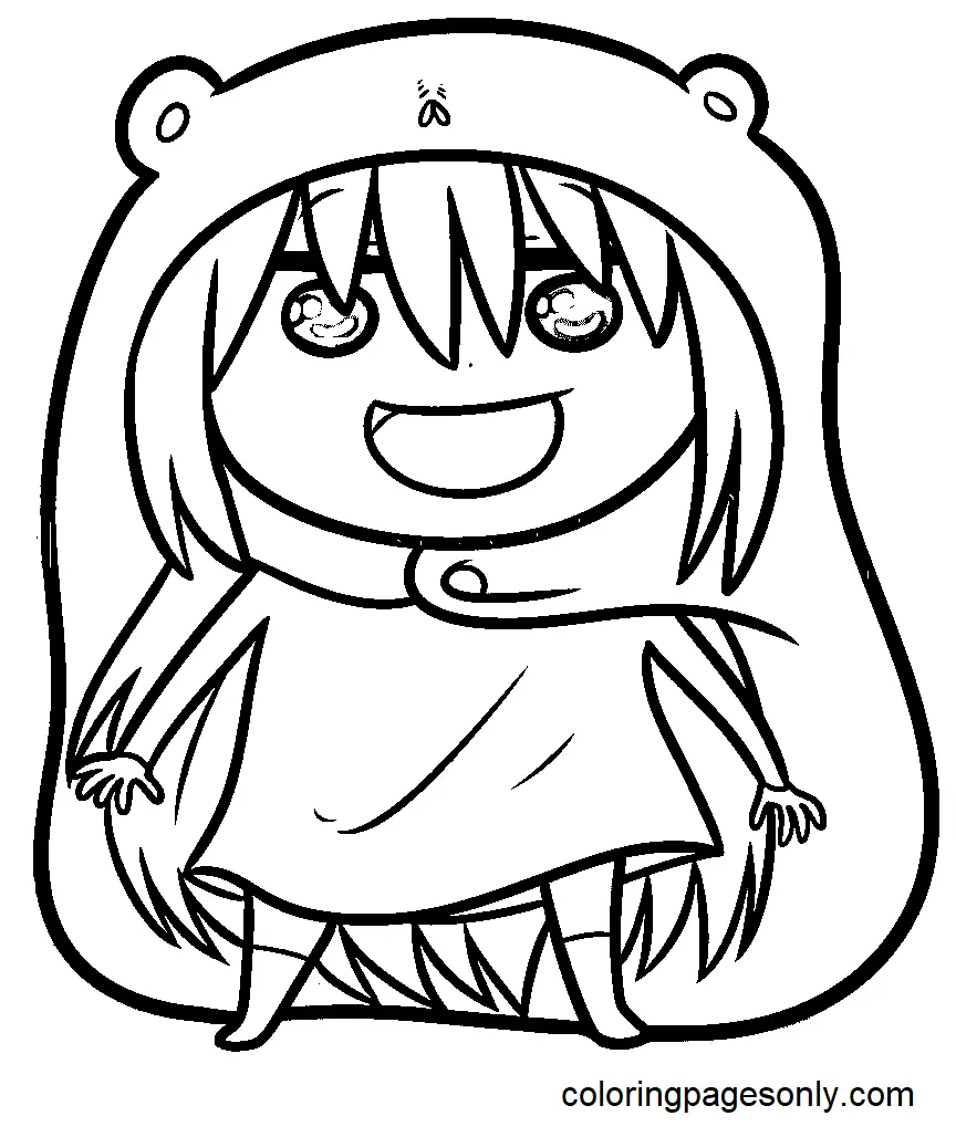 Desenhos de Himouto Umaru chan Para Colorir 15