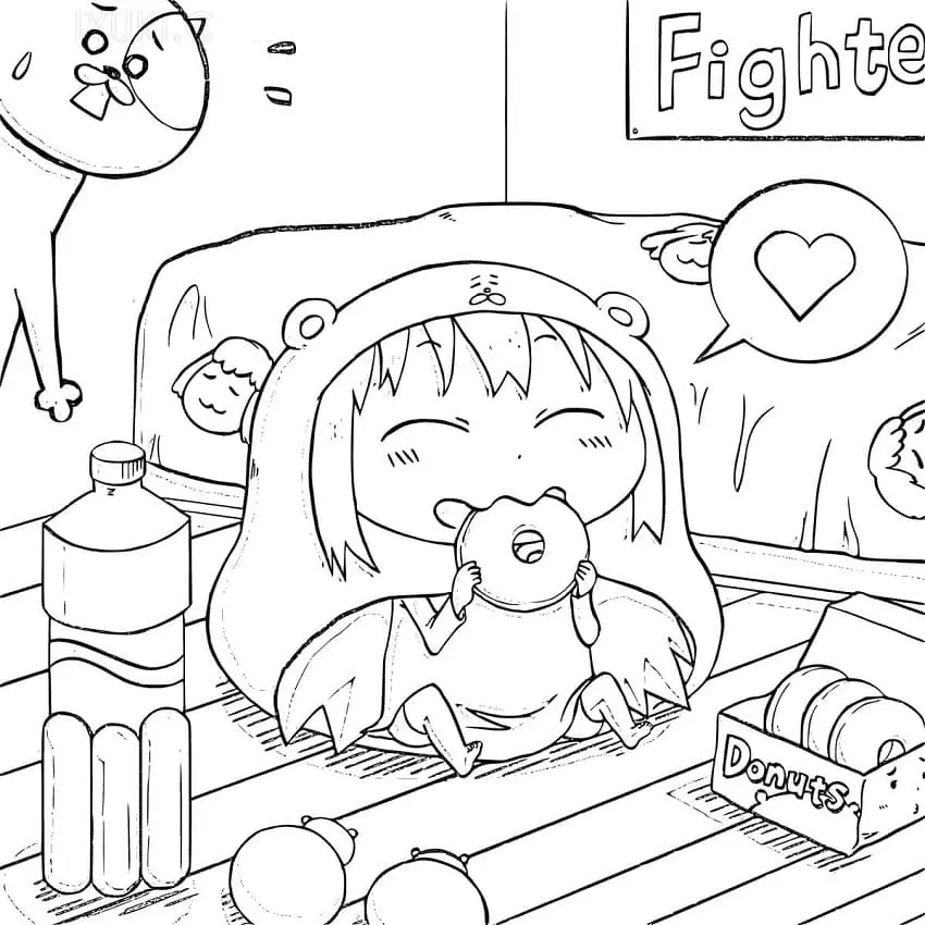 Desenhos de Himouto Umaru chan Para Colorir 20
