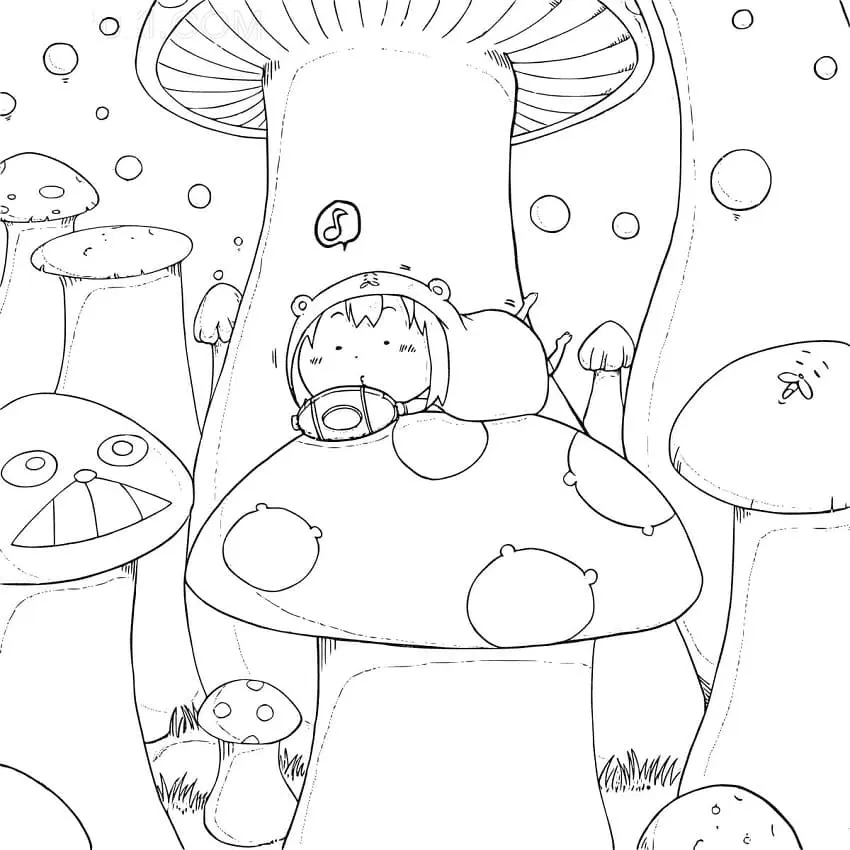 Himouto Umaru chan Coloring Pages 25