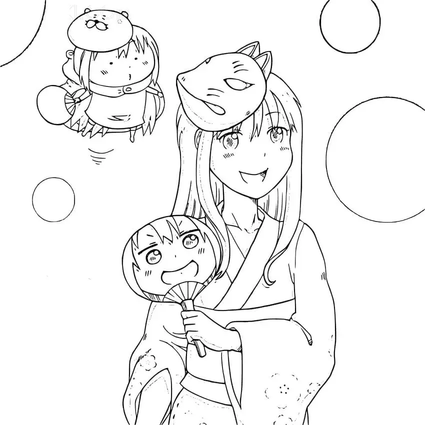 Desenhos de Himouto Umaru chan Para Colorir 26