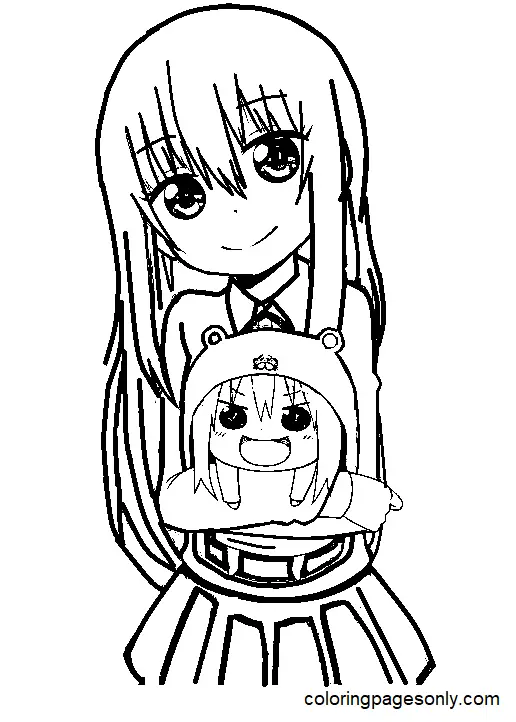 Himouto Umaru chan Coloring Pages 3
