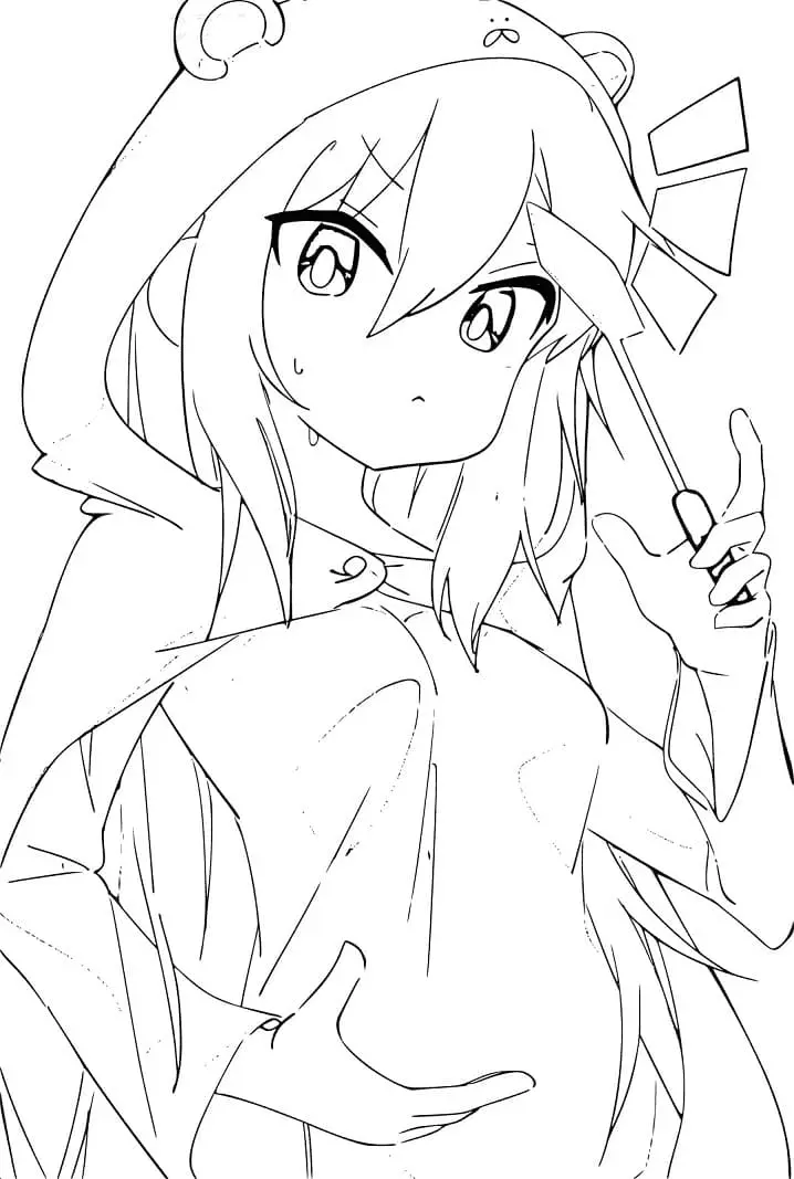 Himouto Umaru Chan Para Colorear 6