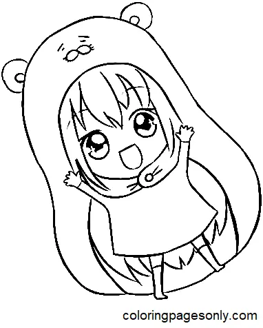 Desenhos de Himouto Umaru chan Para Colorir 8