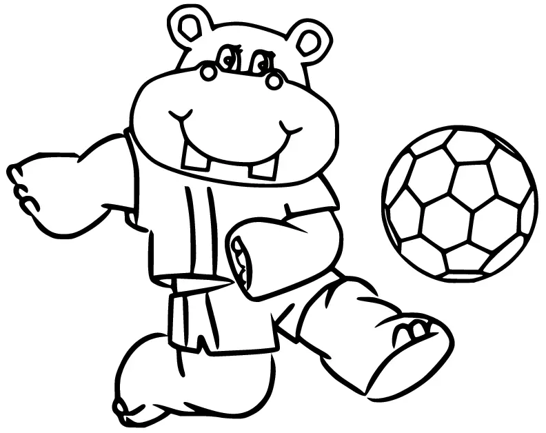 Hippo Ausmalbilder 53