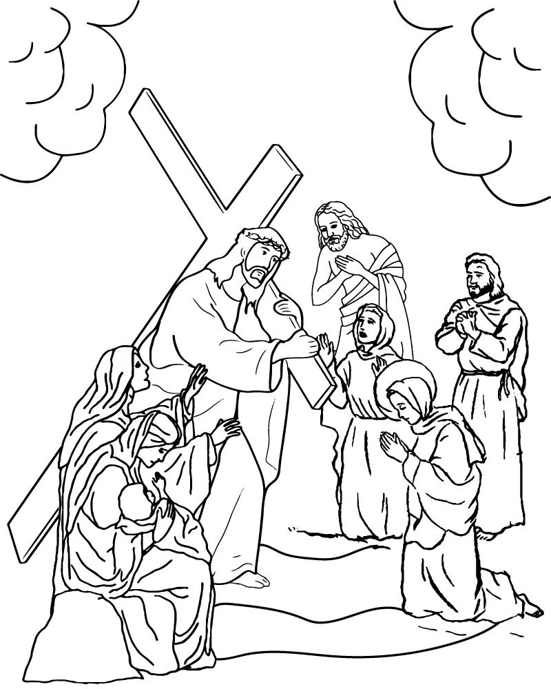 Semana Santa para Colorir