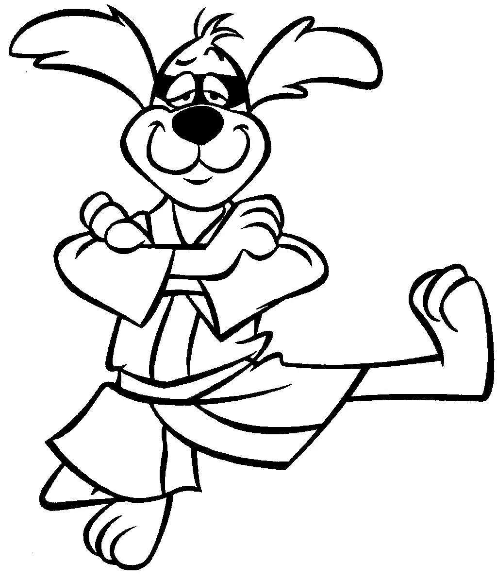 Hong Kong Phooey Para Colorear 7