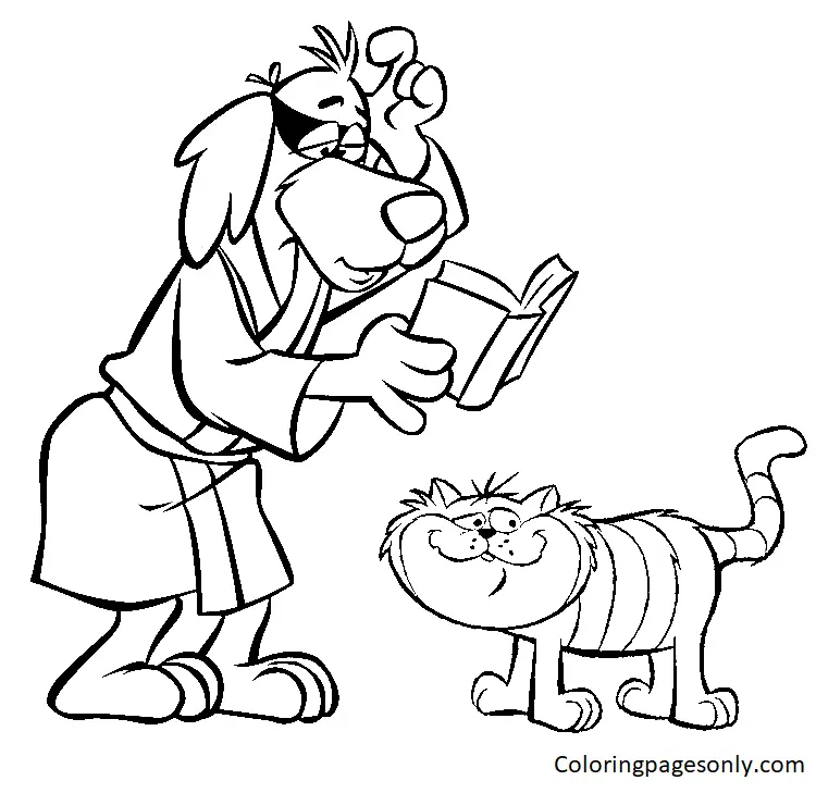 Hong Kong Phooey Para Colorear 8