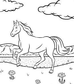 Caballos Para Colorear 114