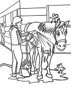 Horse Coloring Pages 115
