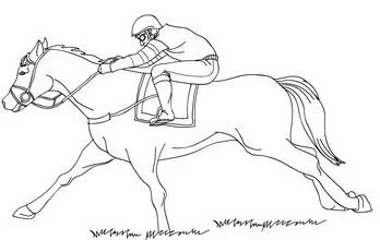 Horse Coloring Pages 119