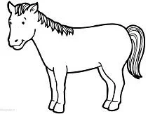 Horse Coloring Pages 12