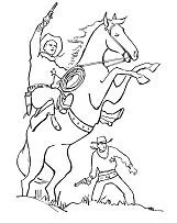 Horse Coloring Pages 123