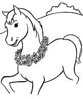 Horse Coloring Pages 131