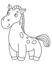 Caballos Para Colorear 137