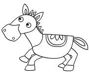 Horse Coloring Pages 152