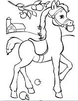 Horse Coloring Pages 165
