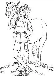 Horse Coloring Pages 3