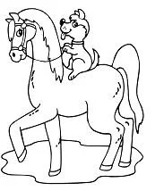 Horse Coloring Pages 32