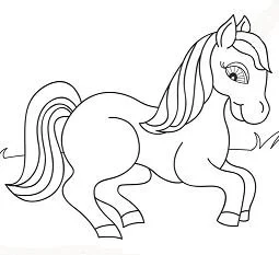 Caballos Para Colorear 36