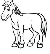 Horse Coloring Pages 38