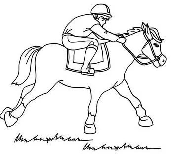 Horse Coloring Pages 44