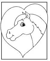 Horse Coloring Pages 60
