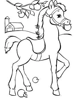Horse Coloring Pages 69