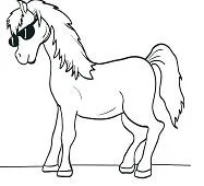 Horse Coloring Pages 76