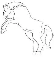 Horse Coloring Pages 78