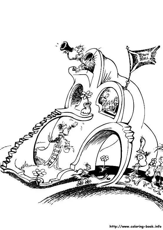Horton Hears a Who Coloring Pages 23