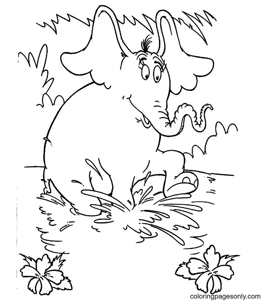 Horton Hears a Who Coloring Pages 3